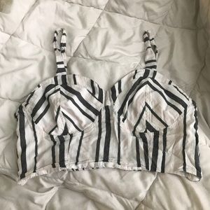 american eagle corset tank top